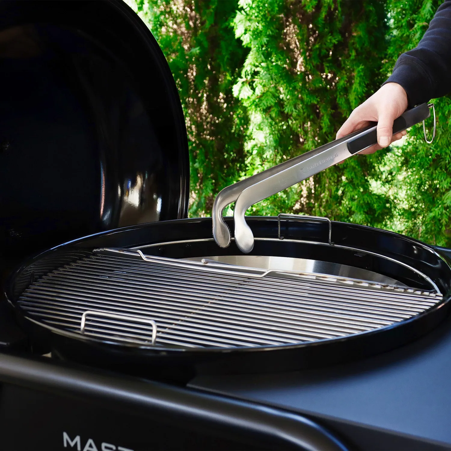 SnS Grills Rubber Handle Charcoal Cherry Picker kullverktøy med lås