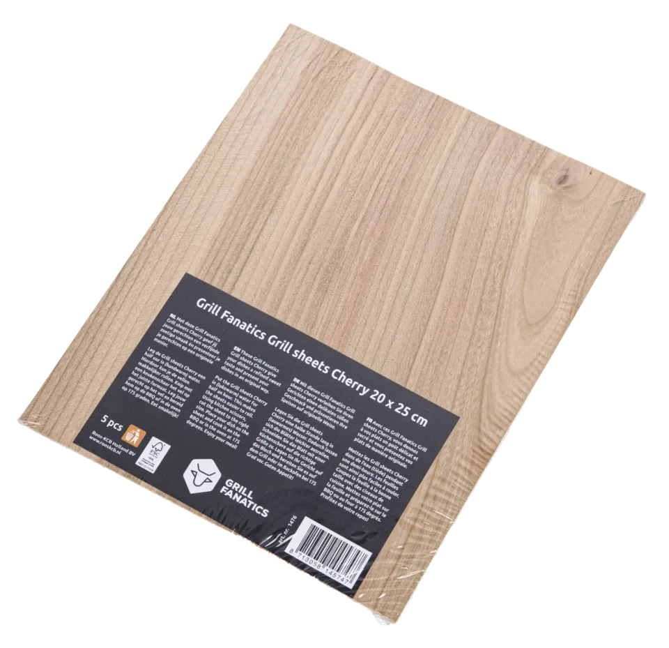 Grill Fanatics BBQ røykark kirsebær 200 × 250 mm – fruktig aroma