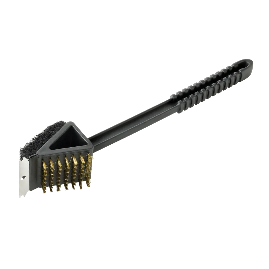 Barbecook 3-in-1 long brush grillbørste lang svart