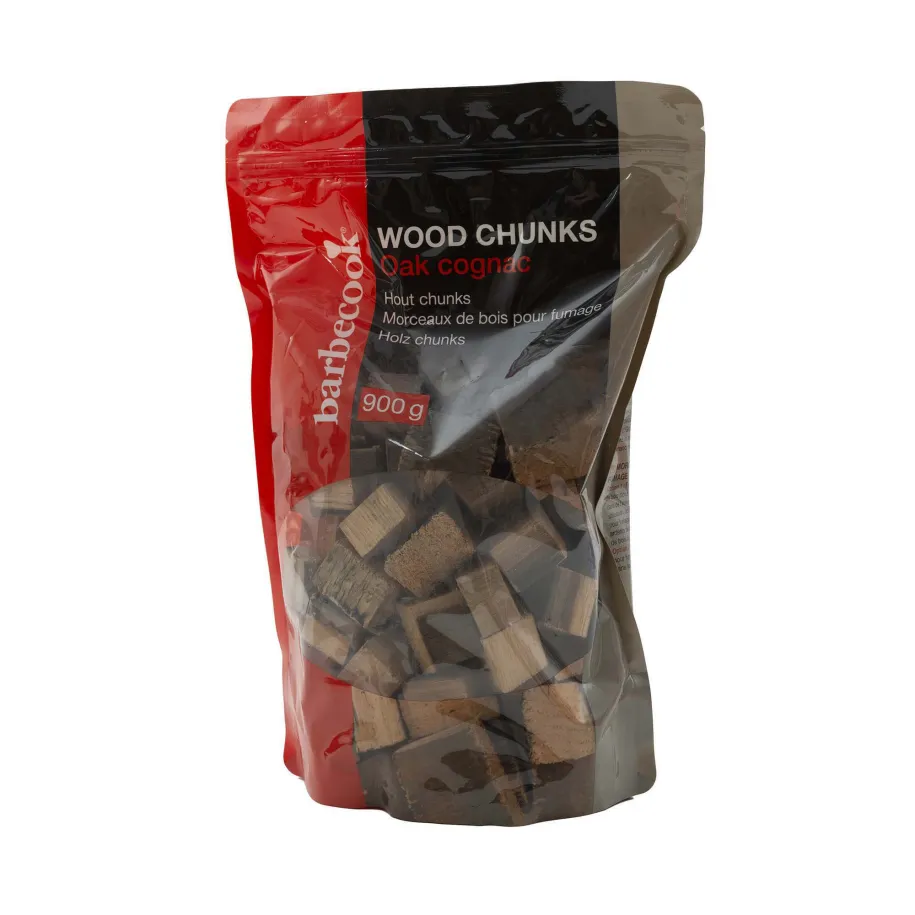 Barbecook Wood chunks oak cognac røykchunks 900 g eik