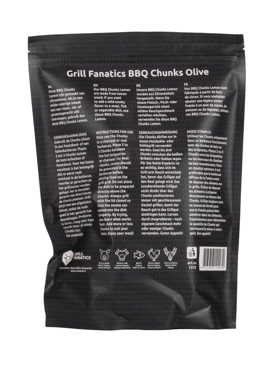 Grill Fanatics BBQ røykchunks oliven