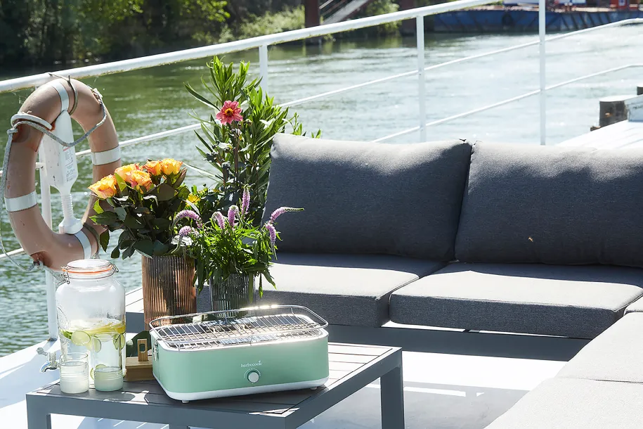 Barbecook E-Carlo elektrisk grill Paris Green kompakt