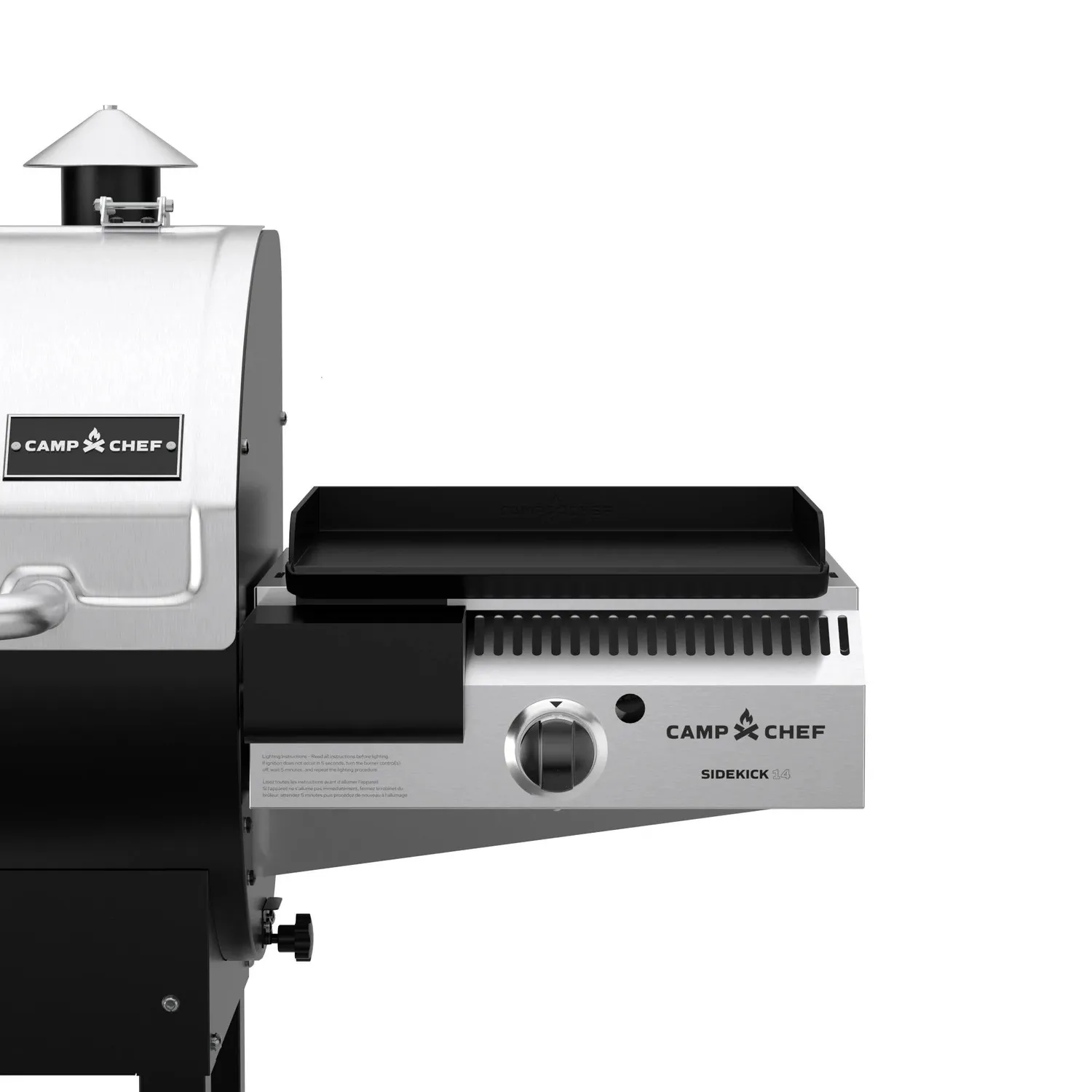 Camp Chef Sidekick Sidekick Sear gassbrenner med BBQ Box