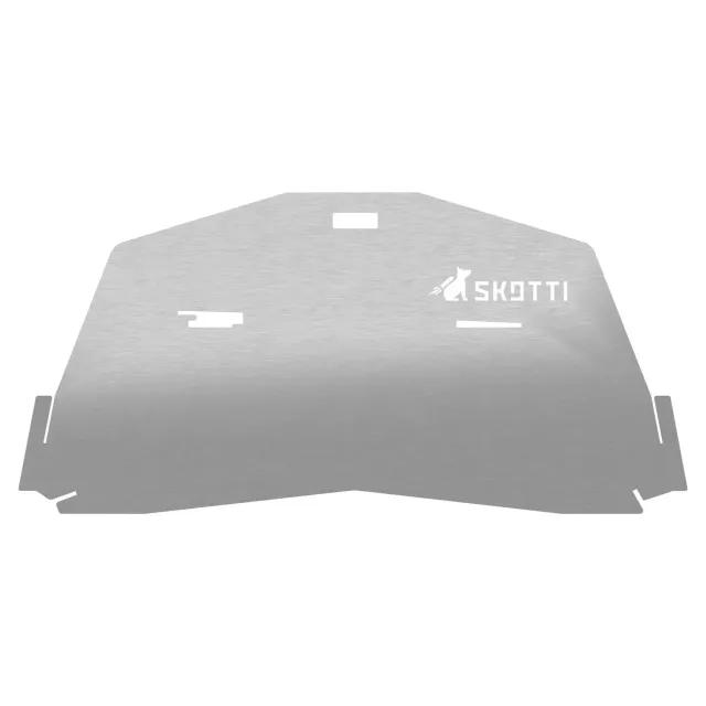 SKOTTI CAP sideplate stor uten trekant i rustfritt stål