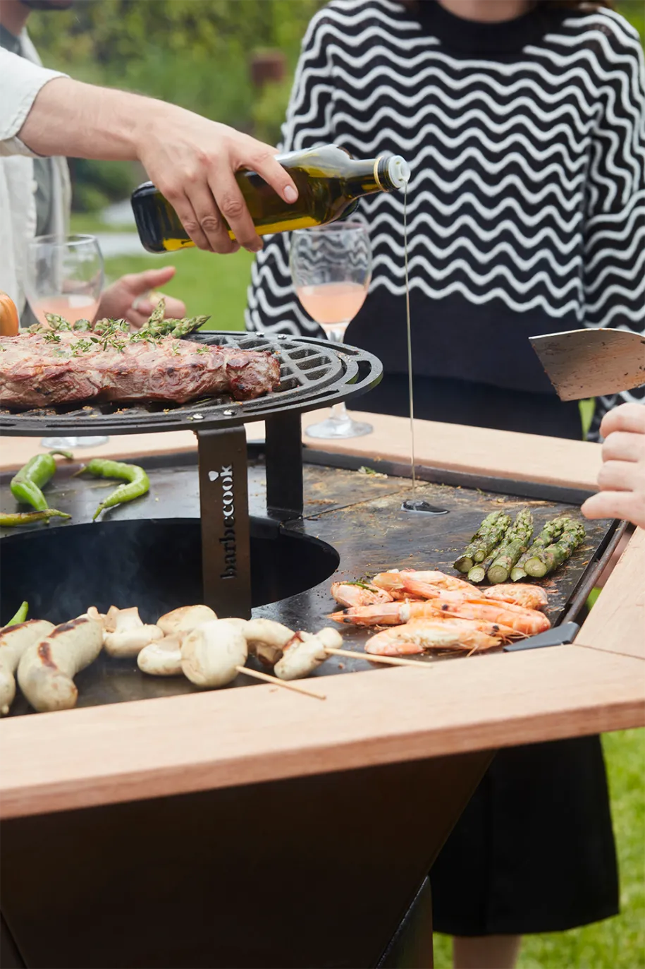 Barbecook Nestor sidebord FSC-tre