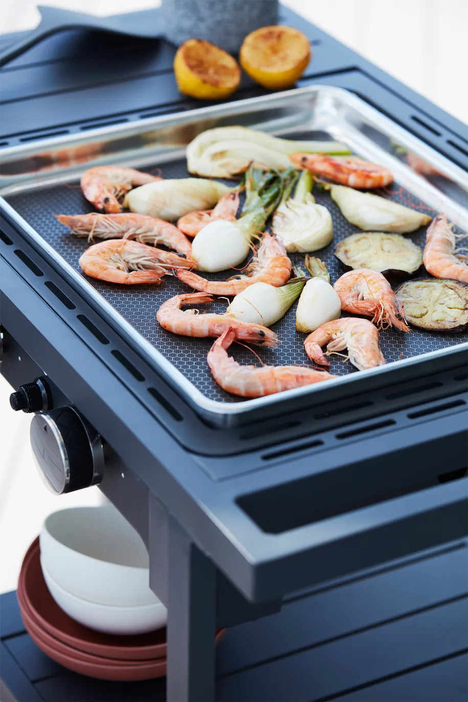 Barbecook Victor plancha og vogn gassgrill