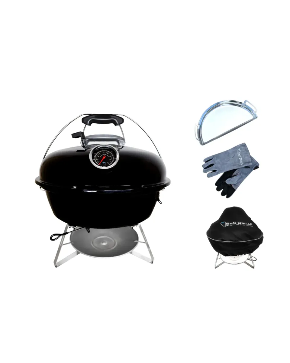 SnS Grills Slow 'N Sear Home 'N Roam 18" Kettle Premium kullgrillpakke