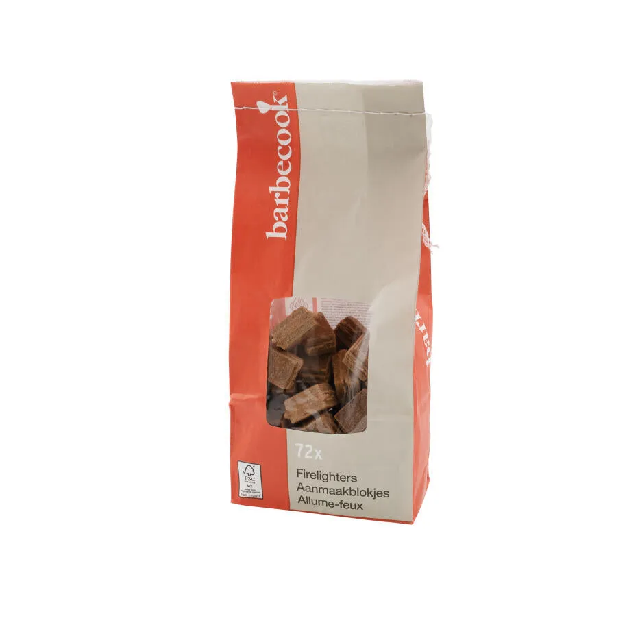 Barbecook Start Bag of 72 lighter cubes tennbriketter FSC