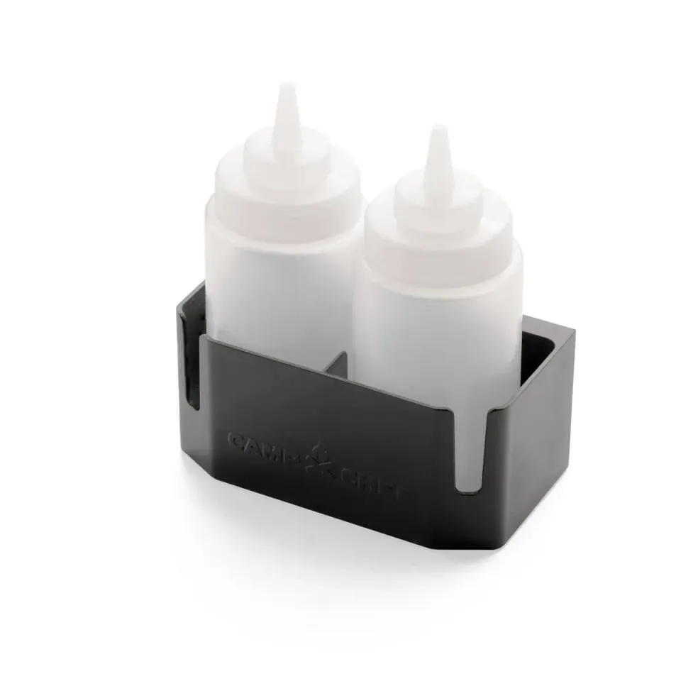 Camp Chef Bottle Caddy flaskeholder med 2 flasker