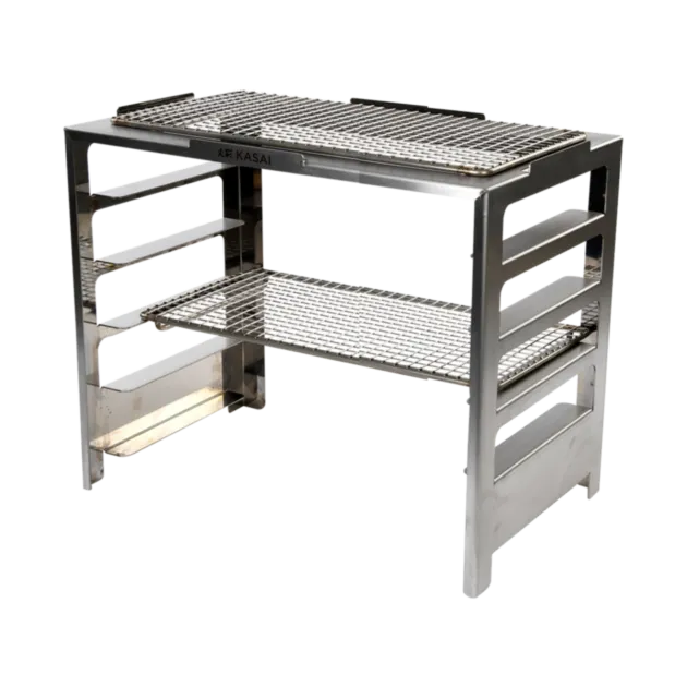 Kasai Kasai Konro Robata Rack grillhylle med to nivåer