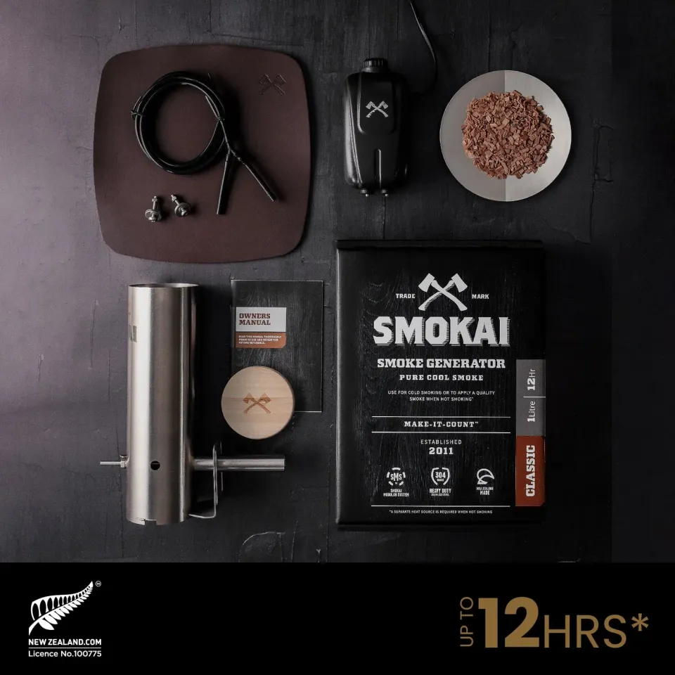 SMOKAI Classic 1 Litre røykenerator justerbar røykmengde