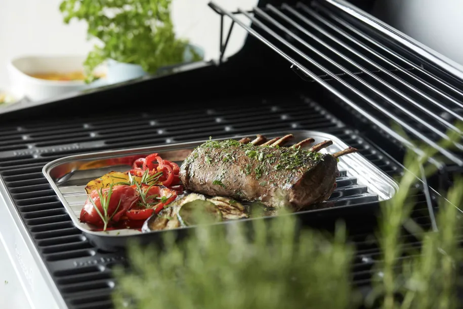 Barbecook gjenbrukbar grillpanne i rustfritt stål