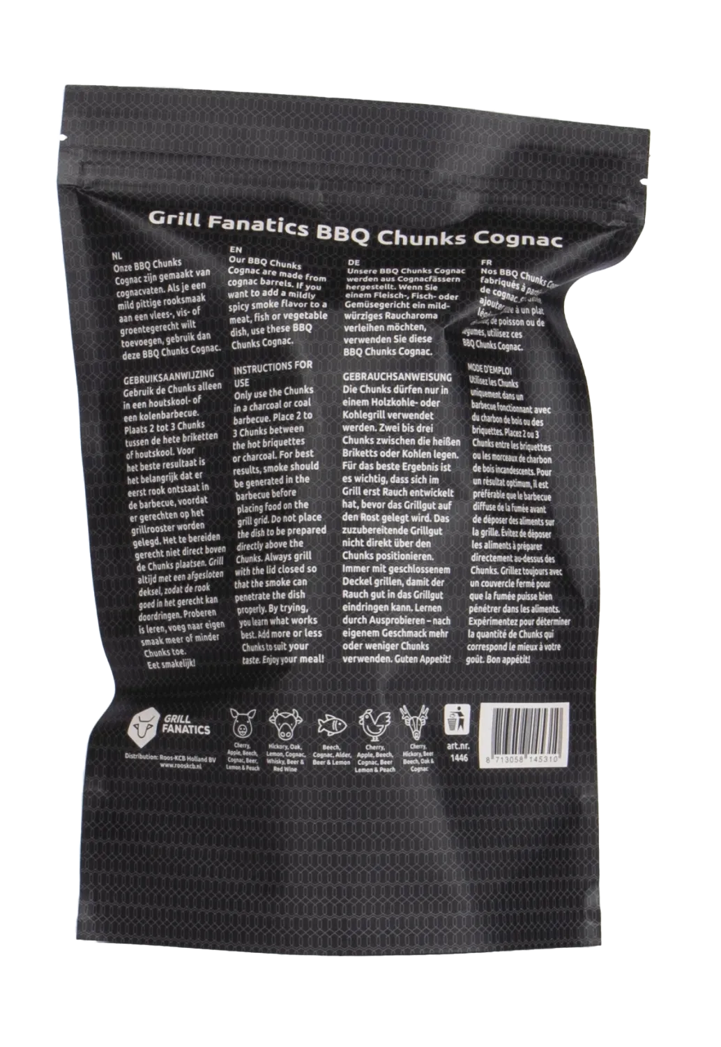 Grill Fanatics BBQ Chunks cognac – aromatisk røyk